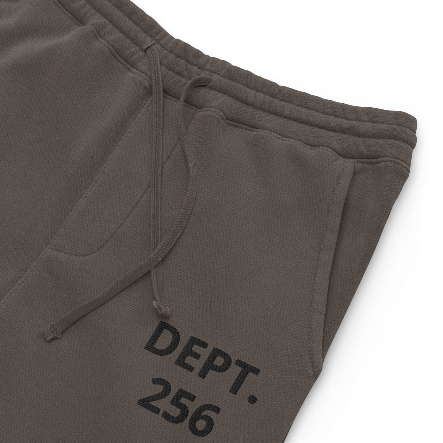 Black 256 pigment-dyed sweatpants